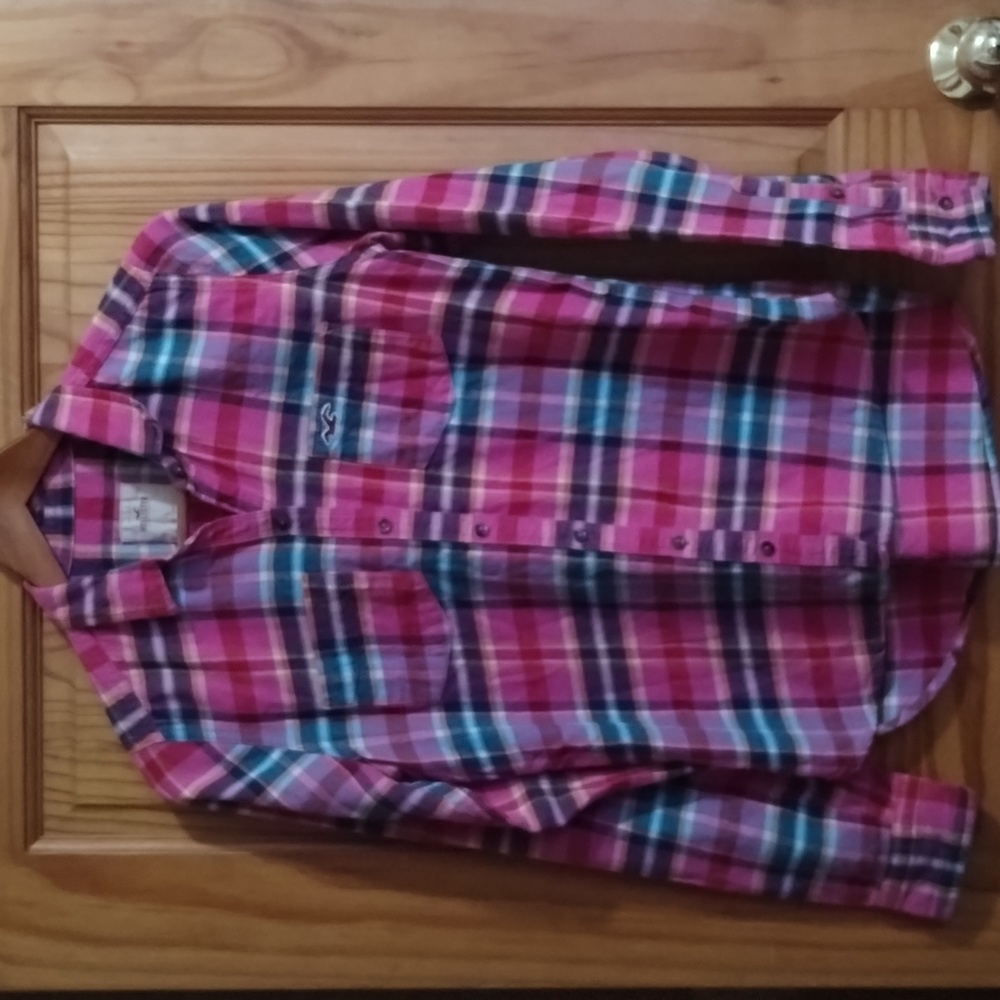 Hollister Plaid  Shirt.      Small